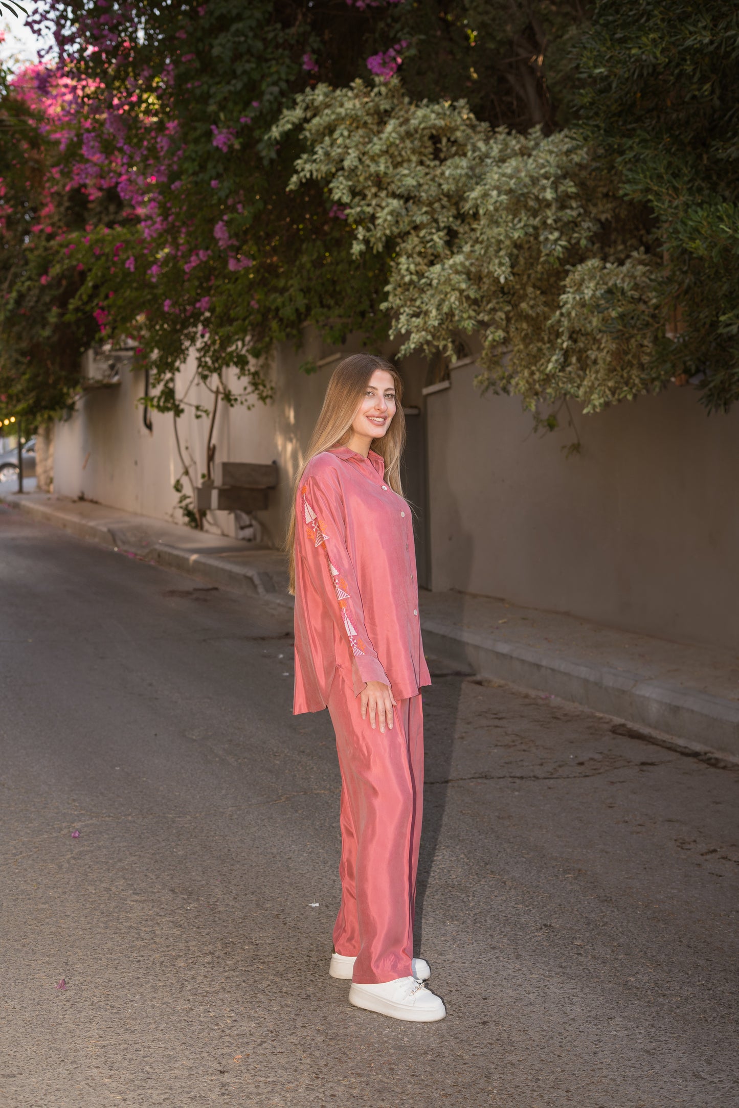 Pink Tatreez Set
