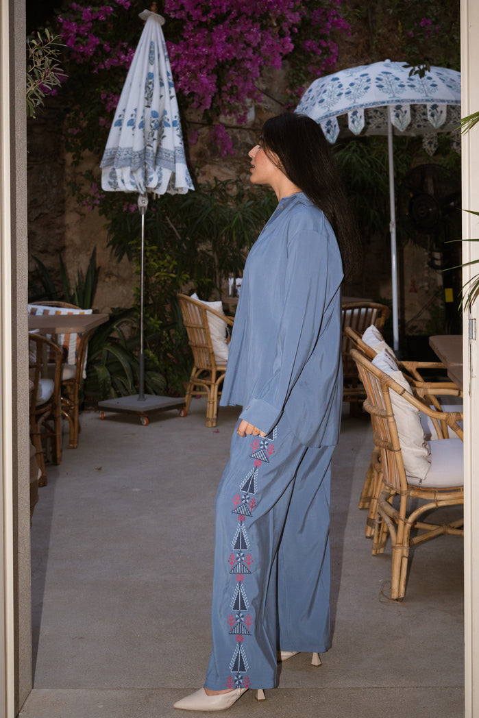 Lavender Tatreez Set